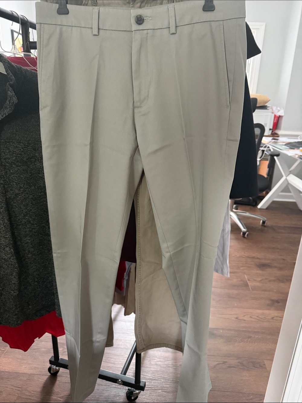 Haggar Men's Dress Pants in Light Beige